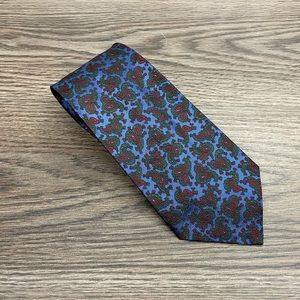 Alain Figaret Blue w/ Green & Red Paisley Tie
